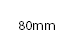 &nbsp;Length(C) 80mm